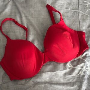 Victoria's Secret Red Smooth T-Shirt Bra